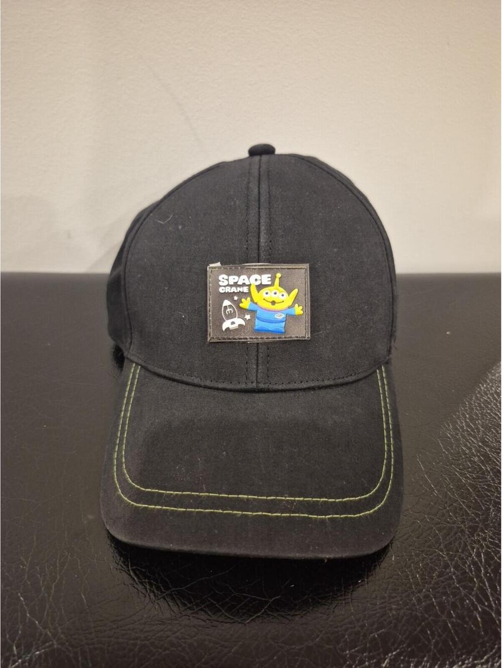 Disney Toy Story Alien Hat SnapBack OSFM Adjustable Black Color Space Crane 57cm